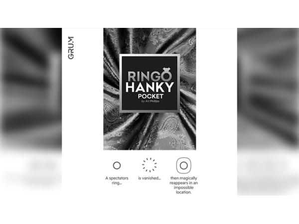 Ringo Hanky Pocket (Black for BABU) by GRUM®