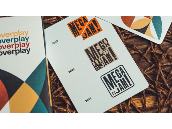 Overplay MegaJam Playing Cards (Designed by Harapan Ong, Wen Xiu, and printed by Bacon Magic