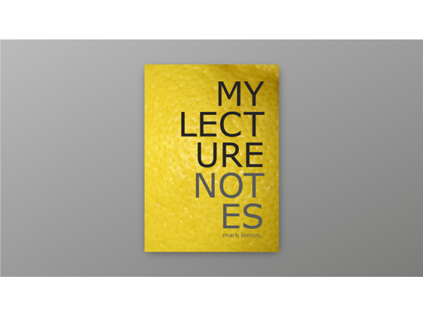 Yellow Lecture Notes by Mark Lemon - Book