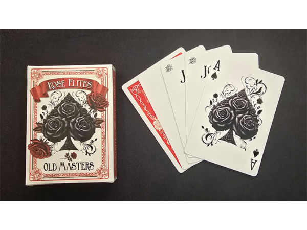 Rose Elites - Old Masters (Red) Playing Cards