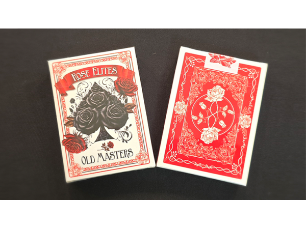 Rose Elites - Old Masters (Red) Playing Cards