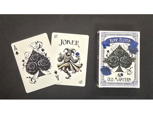 Rose Elites - Old Masters (Blue) Playing Cards