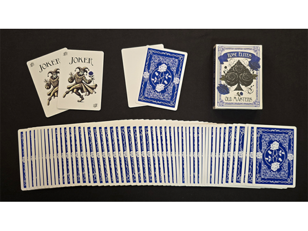 Rose Elites - Old Masters (Blue) Playing Cards