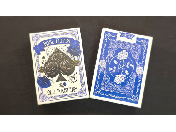 Rose Elites - Old Masters (Blue) Playing Cards