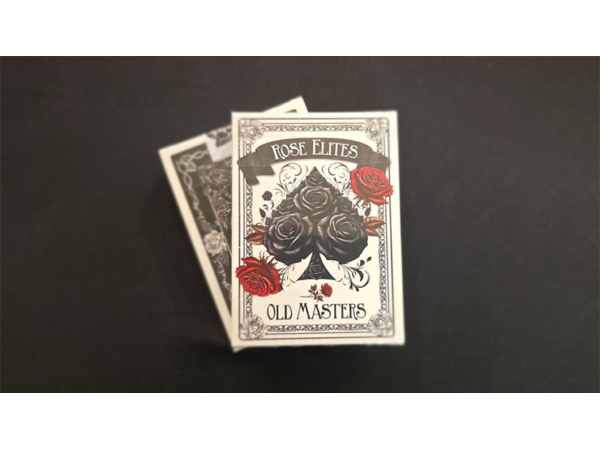 Rose Elites - Old Masters (Black) Playing Cards