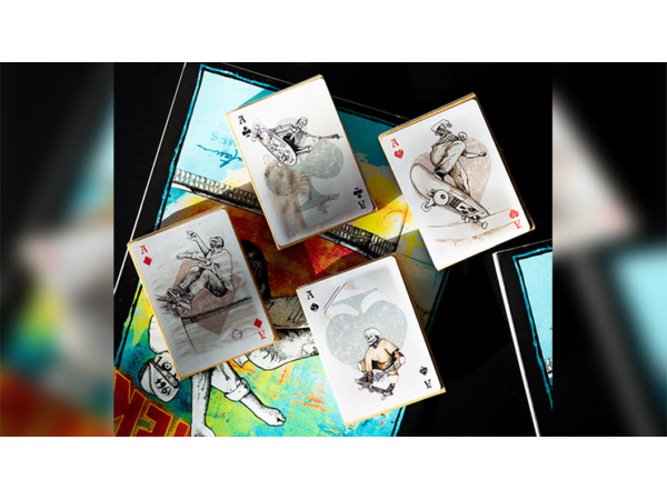 LANCE MOUNTAIN SKATING SKELETONS PLAYING CARDS