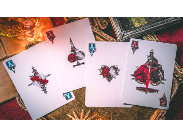 Death Knight (Inferno) Playing Cards  by Evokad