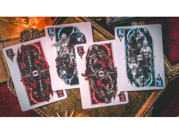 Death Knight (Inferno) Playing Cards  by Evokad