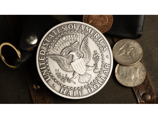 Bacon Jumbo Coin (Half Dollar) by Bacon Magic