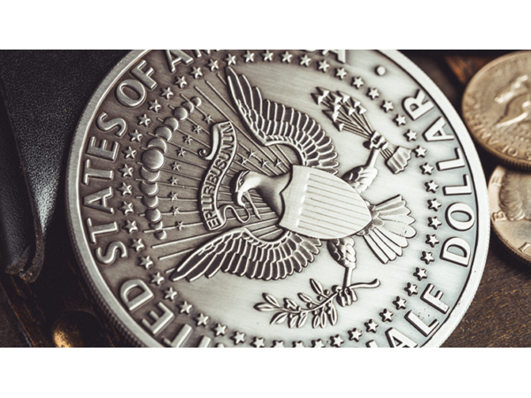 Bacon Jumbo Coin (Half Dollar) by Bacon Magic