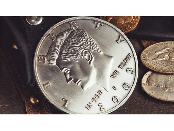 Bacon Jumbo Coin (Half Dollar) by Bacon Magic