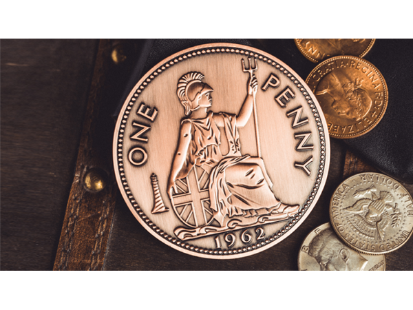 Bacon Jumbo Coin (English Penny) by Bacon Magic