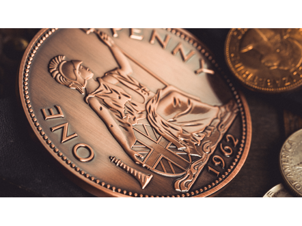 Bacon Jumbo Coin (English Penny) by Bacon Magic