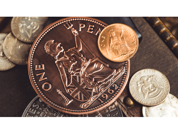 Bacon Jumbo Coin (English Penny) by Bacon Magic