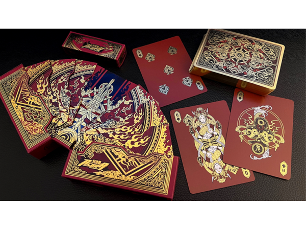 Asura Deluxe (Red) Playing Cards