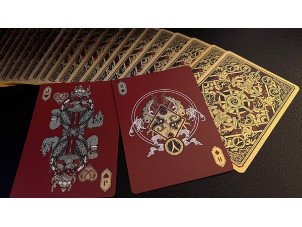 Asura Deluxe (Red) Playing Cards