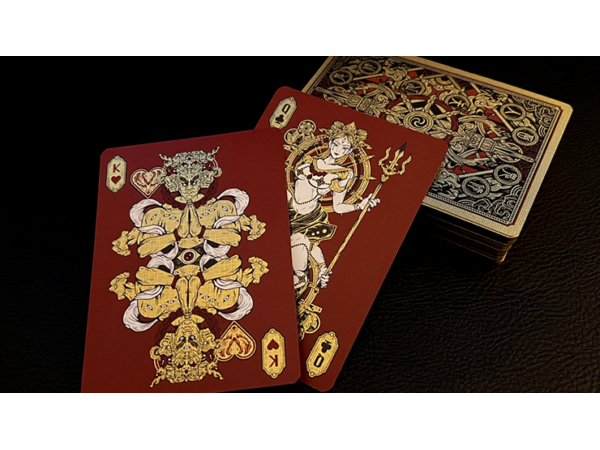Asura Deluxe (Red) Playing Cards