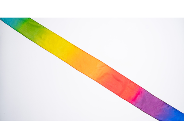 PRO SILK LARGE RAINBOW STREAMER 3.5 foot X 4 inch by Murphy's Magic