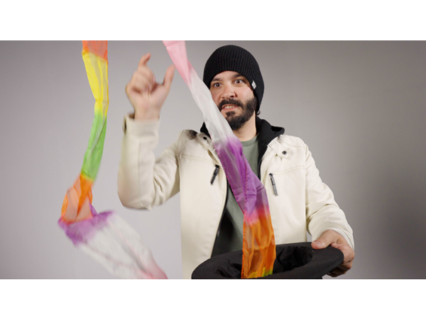 PRO SILK COLOSSAL RAINBOW STREAMER 33 foot X 18 inch by Murphy's Magic