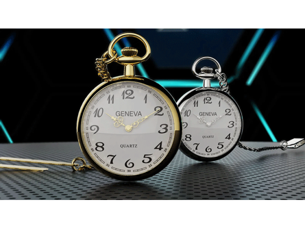 Pocket Watch (Gold) by Iarvel Magic