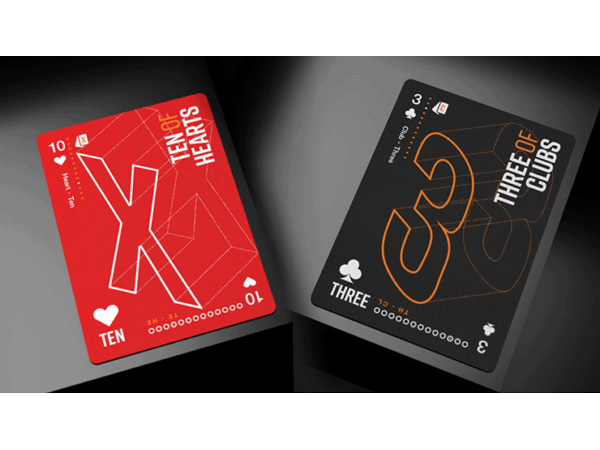 Grid Series Six- Typographic Playing Cards
