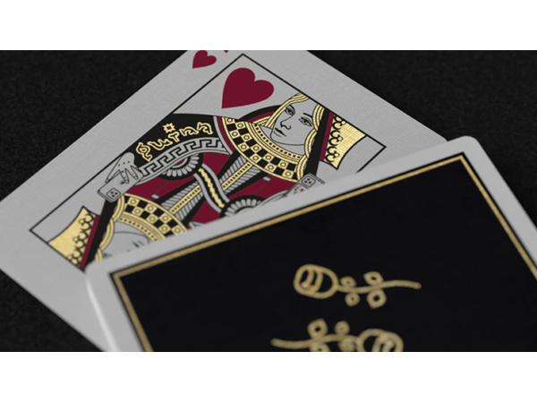 Gold Foil Black Roses Casino