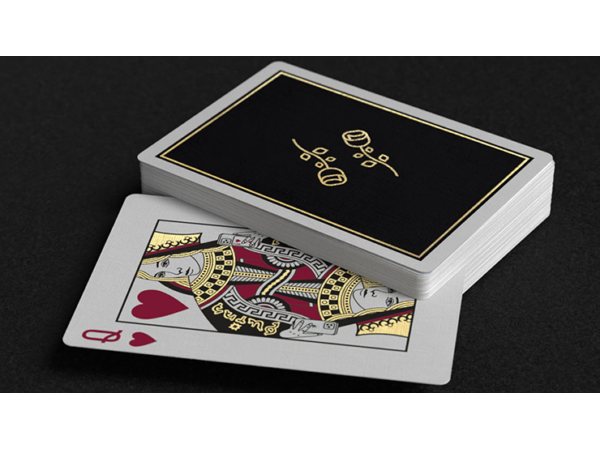 Gold Foil Black Roses Casino