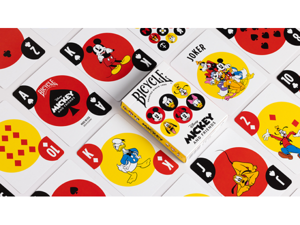 Bicycle Mickey and Friends Playing Card by US Playing Cards