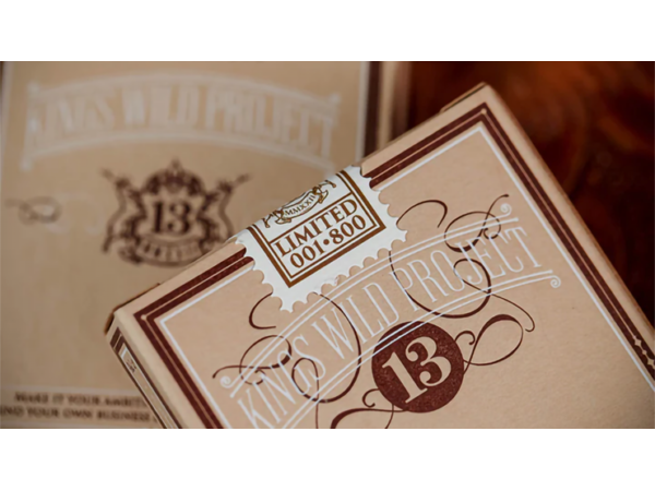 Limited No.13 Table Players Vol.13 Playing Cards by Kings Wild Project
