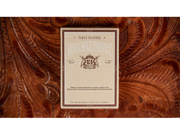 Limited No.13 Table Players Vol.13 Playing Cards by Kings Wild Project
