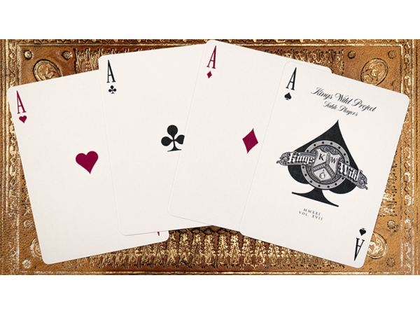 Limited No.13 Table Players Vol.17 Playing Cards by Kings Wild Project