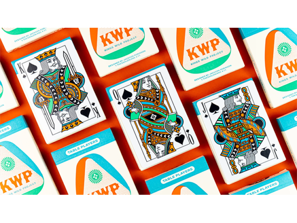 Limited No.13 Table Players Vol.22 Playing Cards by Kings Wild Project