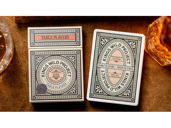 Gilded No.13 Table Players Vol.40 Playing Cards by Kings Wild Project