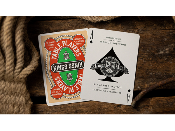 Gilded No.13 Table Players Vol.41 Playing Cards by Kings Wild Project