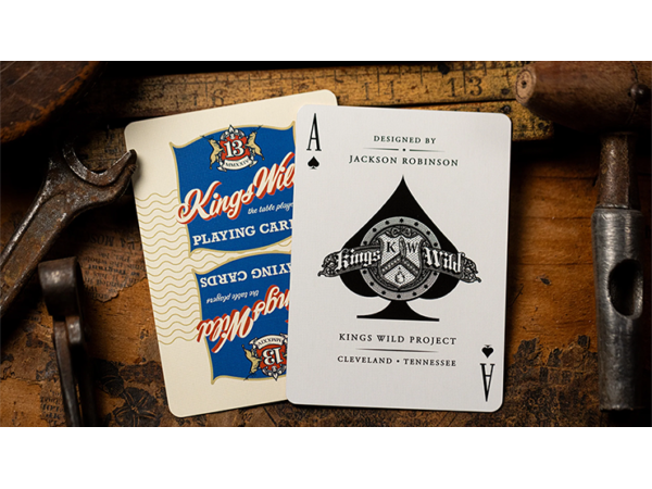 Gilded No.13 Table Players Vol.43 Playing Cards by Kings Wild Project