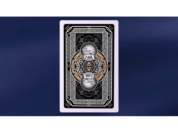 GUAN DAM -Warriors of the Three Kingdoms (Black) Playing Cards by YOKAGAME