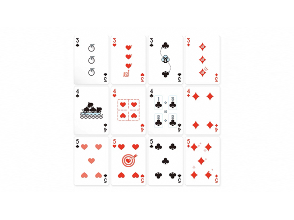 GUAN DAM -Warriors of the Three Kingdoms (Black) Playing Cards by YOKAGAME