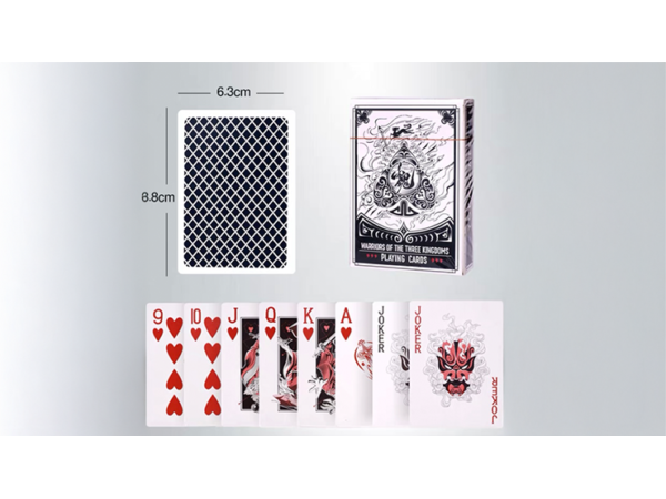 Warriors Of Three Kingdoms (Blue) Playing Cards by YOKAGAME