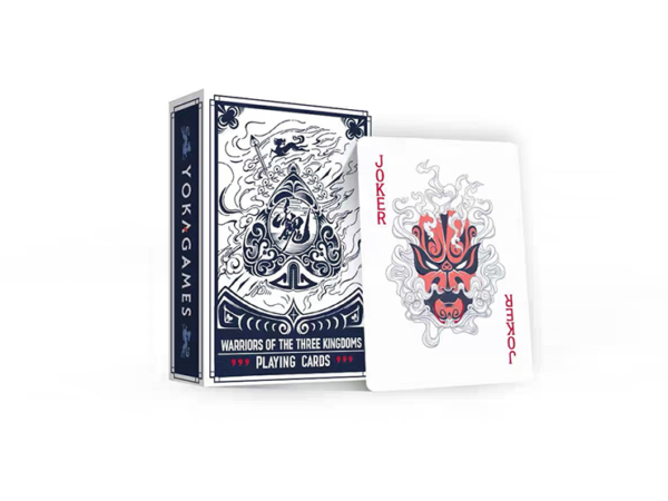 Warriors Of Three Kingdoms (Blue) Playing Cards by YOKAGAME