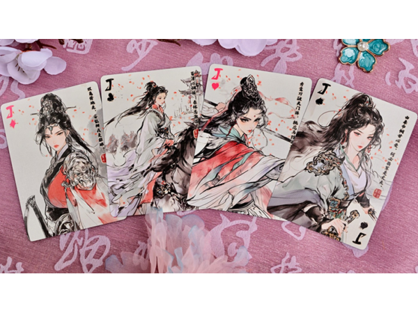 Four Beauties (DiaoChan) Playing Cards