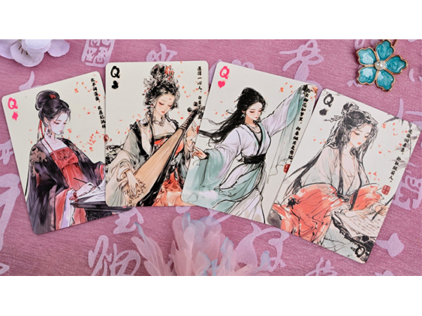 Four Beauties (XiShi) Playing Cards