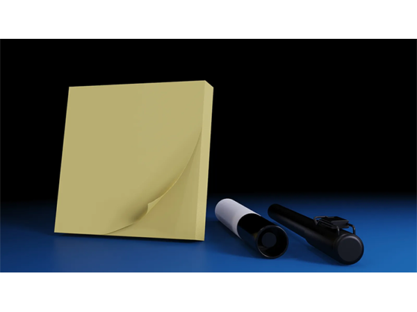 The Iarvel Magic Post-It Pad (Yellow) by Iarvel Magic