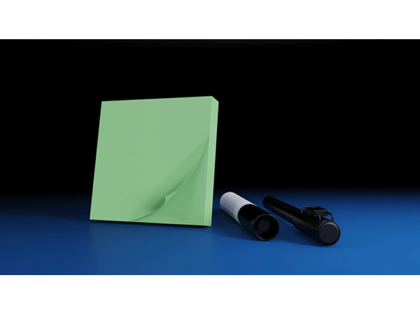 The Iarvel Magic Post-It Pad (Green) by Iarvel Magic