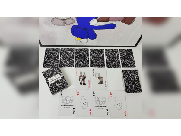 Kaws Seeing / Watching Black Edition Playing Cards