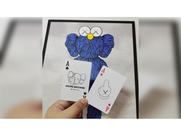 Kaws Seeing / Watching Black Edition Playing Cards