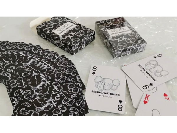 Kaws Seeing / Watching Black Edition Playing Cards