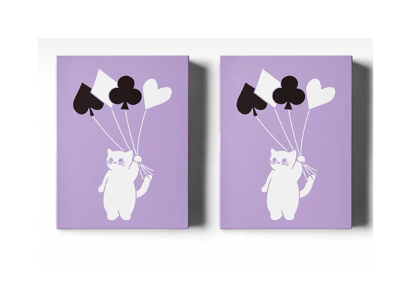 Diary of Kitten and Puppy - Kitten Purple Edition Playing Cards