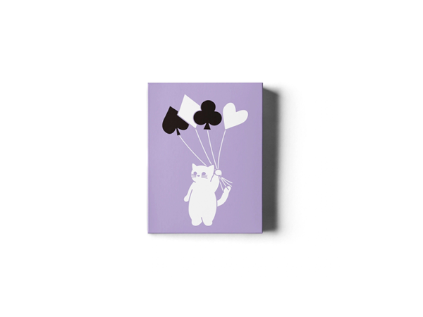 Diary of Kitten and Puppy - Kitten Purple Edition Playing Cards