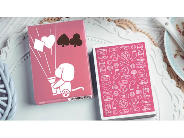 Diary of Kitten and Puppy - Puppy Pink Edition Playing Cards