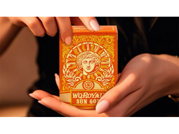 Sun God Greek Mythology Themed Orange Edition Playing Cards